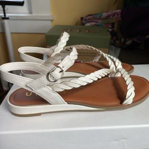 Unisa White Sandals